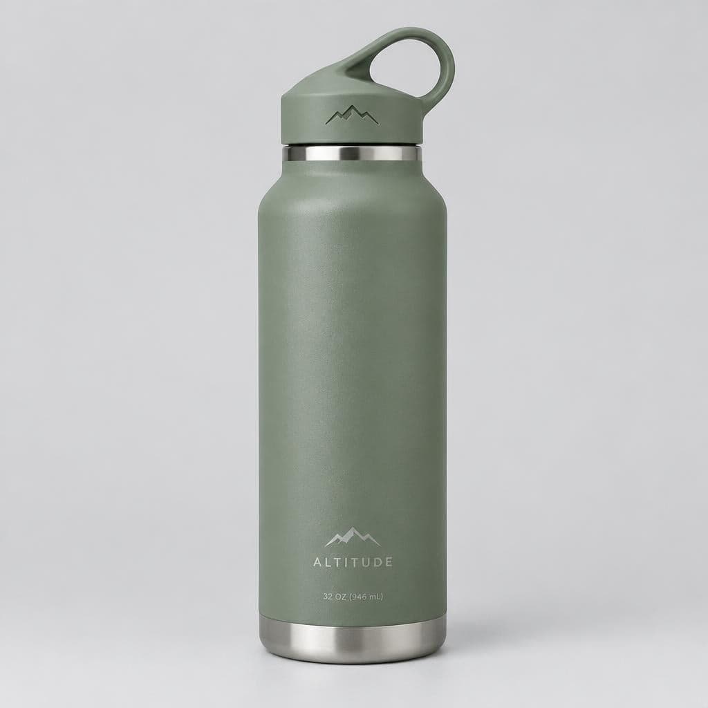 Cascade Insulated Water Bottle in sage