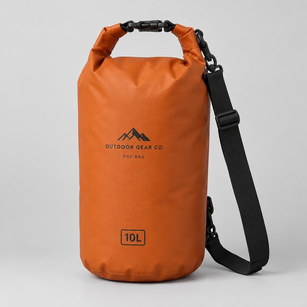 Nomad Dry Bag 10L in orange